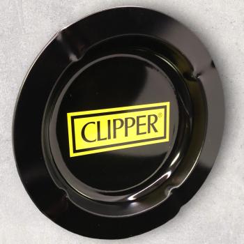 Clipper Logo Aschenbecher Schwarz